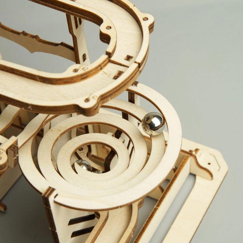 ROKR LG501 Marble Parkour Marble Run DIY Minyatür Maket Model Seti Ahşap 3D Wooden Puzzle 3D Model Kit Detaylı Dekoratif Hobi Seti Ahşap Maket