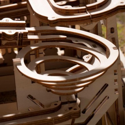 ROKR LG501 Marble Parkour Marble Run DIY Minyatür Maket Model Seti Ahşap 3D Wooden Puzzle 3D Model Kit Detaylı Dekoratif Hobi Seti Ahşap Maket - Thumbnail