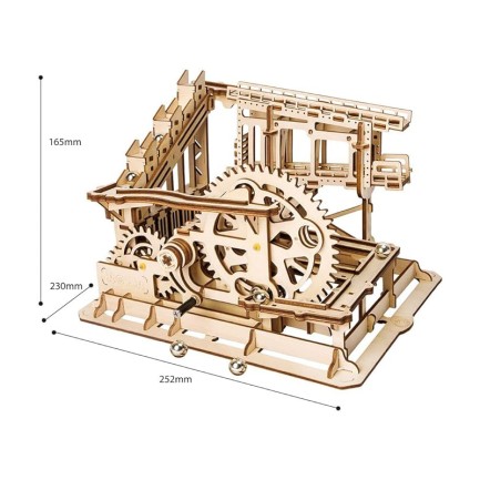 ROKR LG502 Marble Squad Marble Run DIY Minyatür Maket Model Seti Ahşap 3D Wooden Puzzle 3D Model Kit Detaylı Dekoratif Hobi Seti Ahşap Maket - Thumbnail