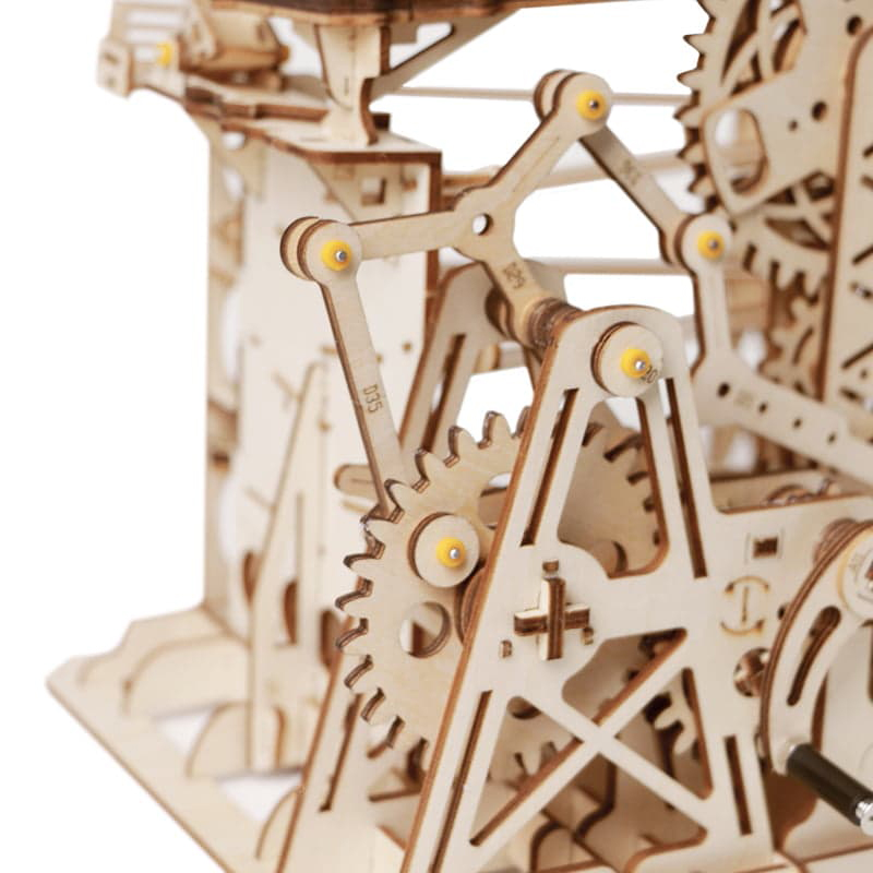 ROKR LG503 Marble Explorer Marble Run DIY Minyatür Maket Model Seti Ahşap 3D Wooden Puzzle 3D Model Kit Detaylı Dekoratif Hobi Seti Ahşap Maket