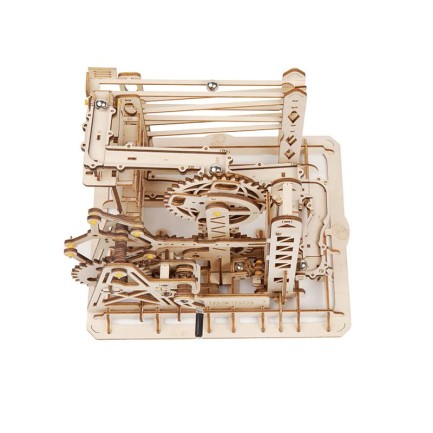 ROKR LG503 Marble Explorer Marble Run DIY Minyatür Maket Model Seti Ahşap 3D Wooden Puzzle 3D Model Kit Detaylı Dekoratif Hobi Seti Ahşap Maket - Thumbnail
