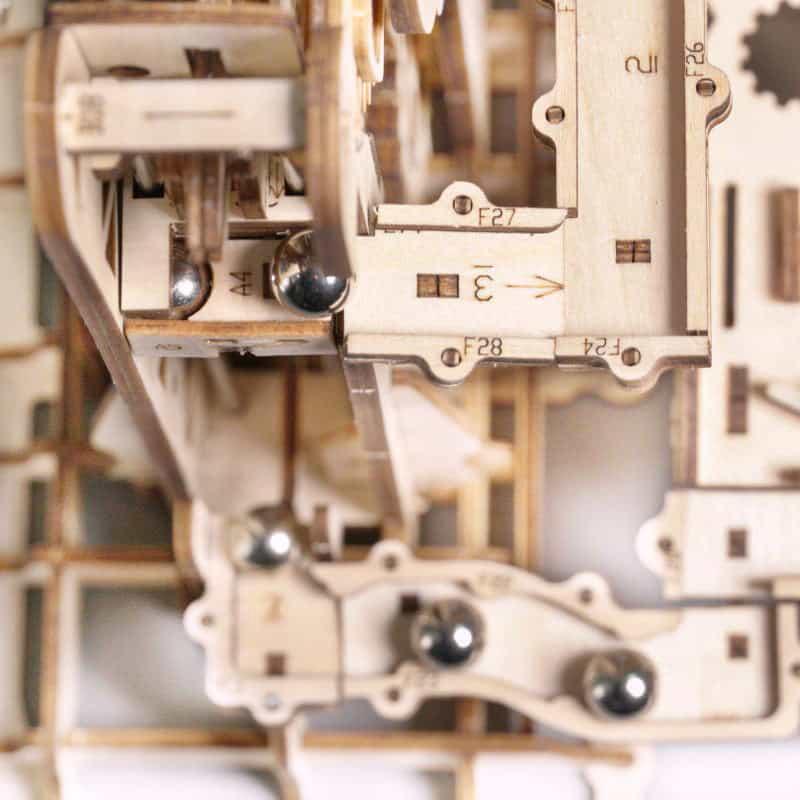 ROKR LG504 Marble Climber Marble Run DIY Minyatür Maket Model Seti Ahşap 3D Wooden Puzzle 3D Model Kit Detaylı Dekoratif Hobi Seti Ahşap Maket