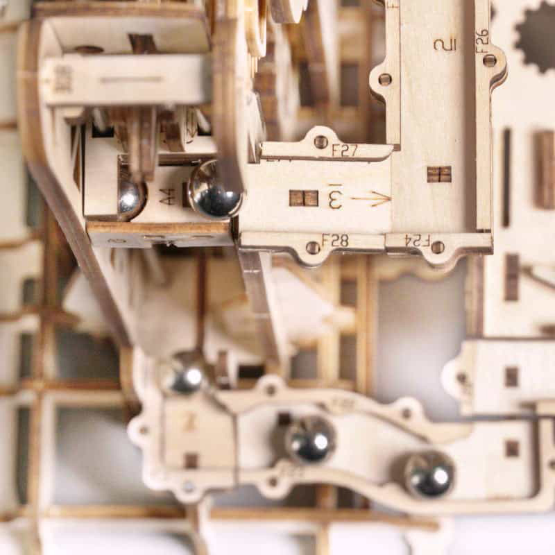 ROKR LG504 Marble Climber Marble Run DIY Minyatür Maket Model Seti Ahşap 3D Wooden Puzzle 3D Model Kit Detaylı Dekoratif Hobi Seti Ahşap Maket