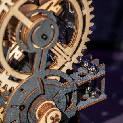 ROKR LGA01 Marble Night City Marble Run 3D Wooden Puzzle - Thumbnail