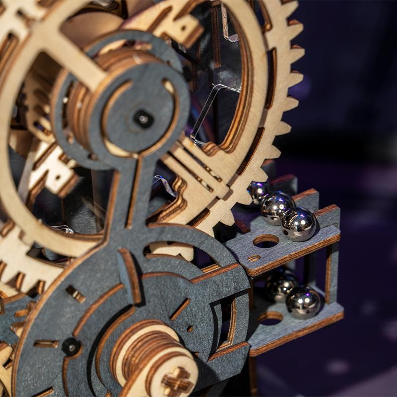 ROKR LGA01 Marble Night City Marble Run 3D Wooden Puzzle