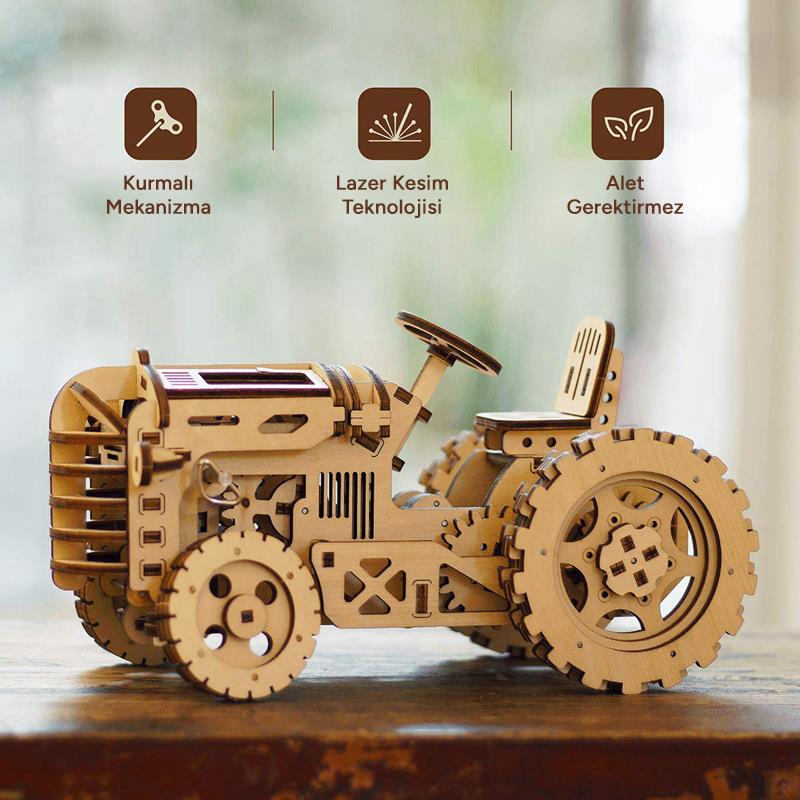 ROKR LK401 Tractor 3D Wooden Puzzle