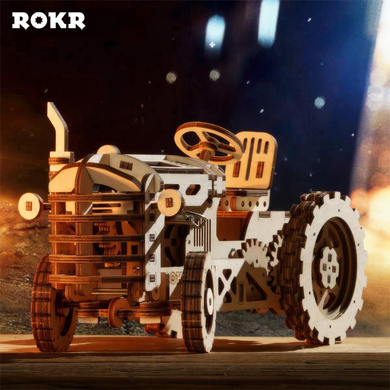 ROKR LK401 Tractor 3D Wooden Puzzle