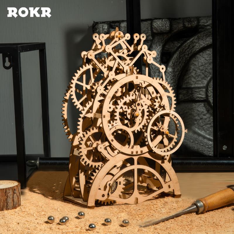 ROKR LK501 Pendulum Clock Mechanical 3D Wooden Puzzle
