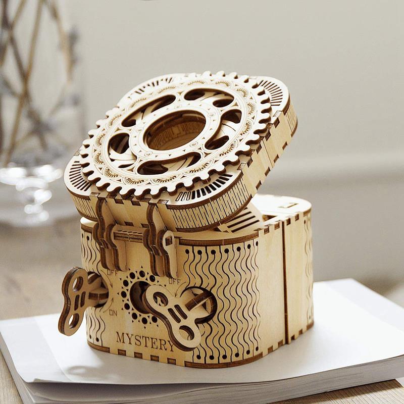 ROKR LK502 Treasure Box Mechanical 3D Wooden Puzzle