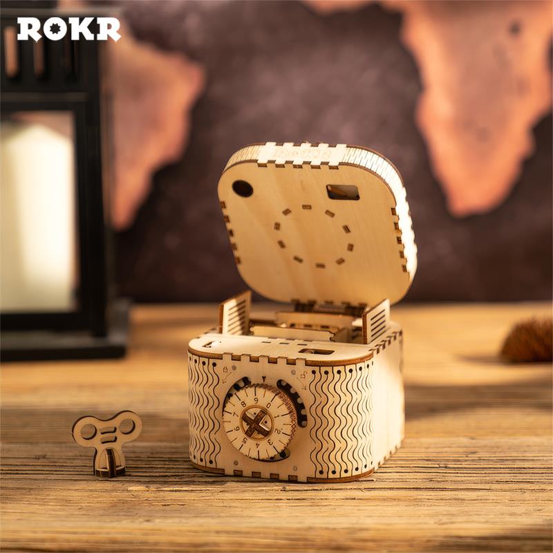 ROKR LK502 Treasure Box Mechanical 3D Wooden Puzzle