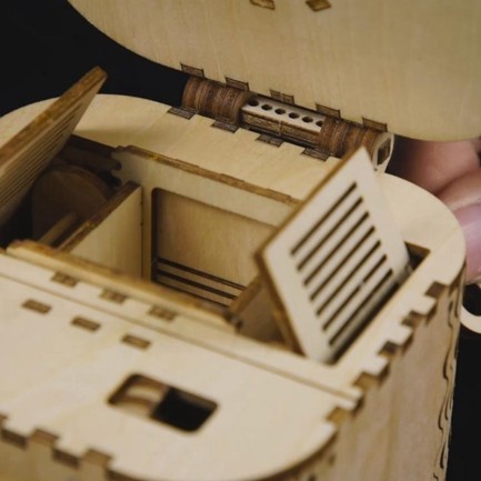 ROKR LK502 Treasure Box Mechanical 3D Wooden Puzzle - Thumbnail