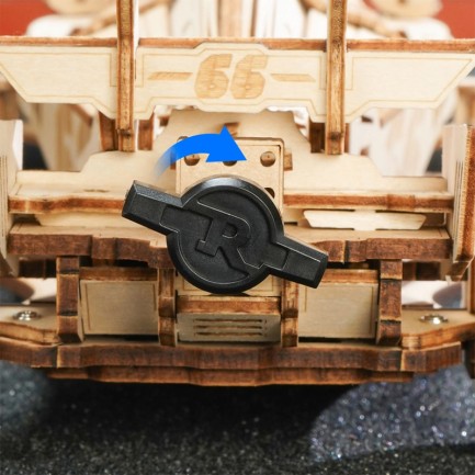 ROKR LK505 Formula Yarış Arabası (F1 Racing Car) DIY Minyatür Maket ModelSeti Ahşap 3D Wooden Puzzle 3D Model Kit Detaylı Dekoratif Hobi Seti Ahşap Maket - Thumbnail