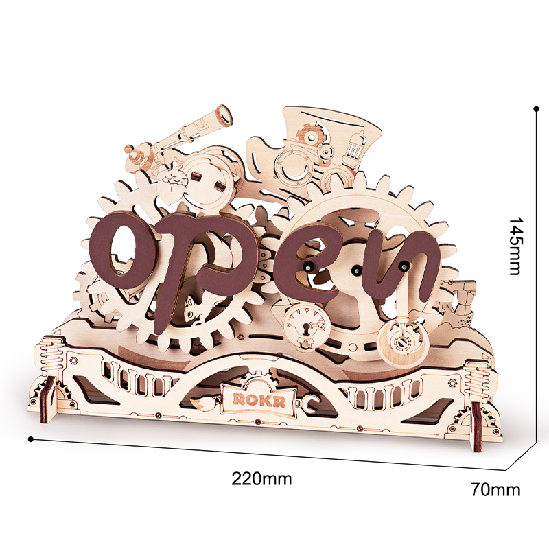 ROKR LK506 Open Closed Sign 3D Wooden Puzzle