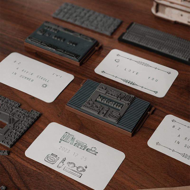 ROKR LK602 Classic Printing Press Mechanical 3D Wooden Puzzle