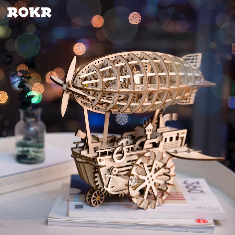 ROKR LK702 Airship 3D Wooden Puzzle