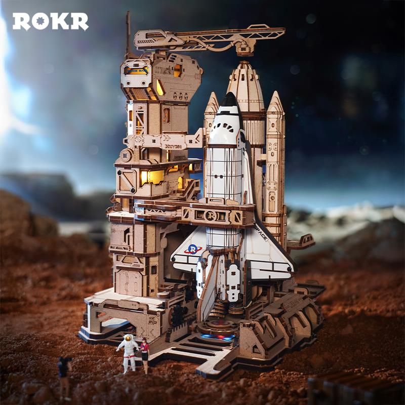 ROKR LKA02 Space Shuttle Mechanical 3D Wooden Puzzle