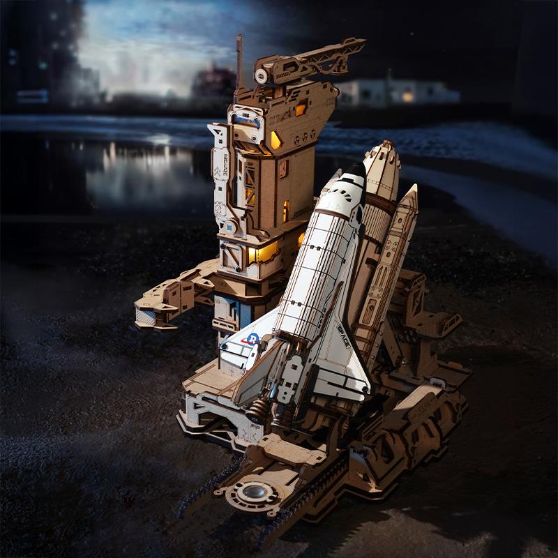 ROKR LKA02 Space Shuttle Mechanical 3D Wooden Puzzle