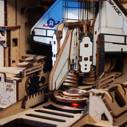 ROKR LKA02 Uzay Mekiği (Space Shuttle) DIY Minyatür Maket Model Seti Ahşap 3D Wooden Puzzle 3D Model Kit Detaylı Dekoratif Hobi Seti Ahşap Maket - Thumbnail
