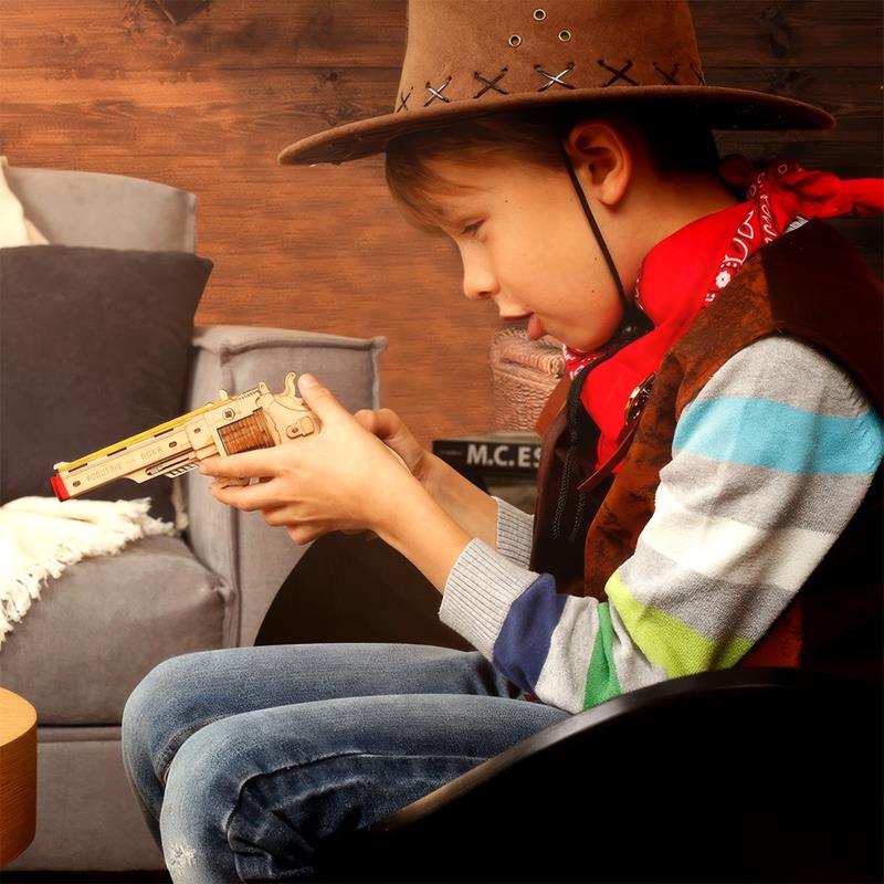 ROKR LQ401 Corsac M60 Gun 3D Wooden Puzzle