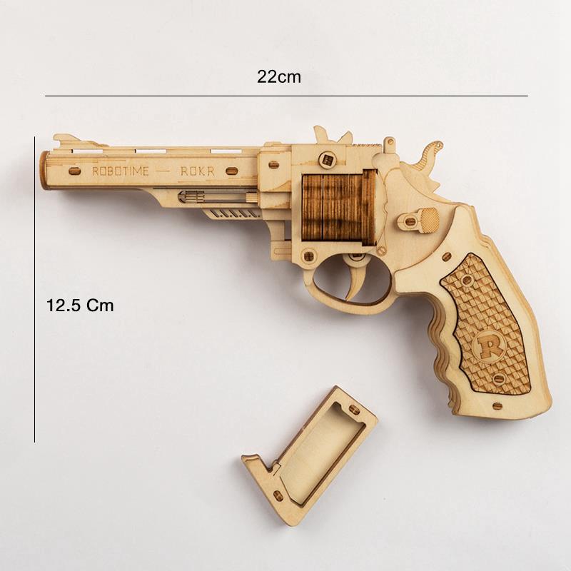 ROKR LQ401 Corsac M60 Gun 3D Wooden Puzzle