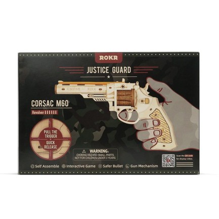 ROKR LQ401 Corsac M60 Gun 3D Wooden Puzzle - Thumbnail