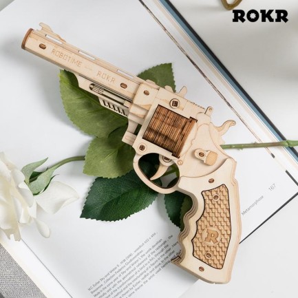 ROKR - ROKR LQ401 Corsac M60 Gun 3D Wooden Puzzle
