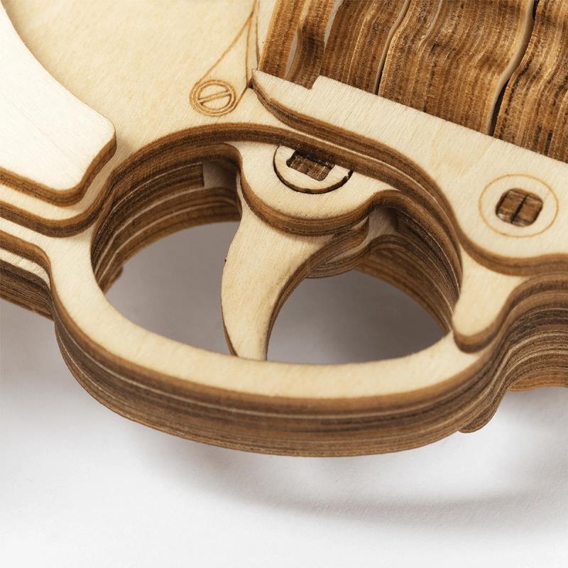 ROKR LQ401 Corsac M60 Gun 3D Wooden Puzzle