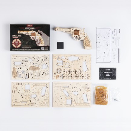 ROKR LQ401 Corsac M60 Gun 3D Wooden Puzzle - Thumbnail