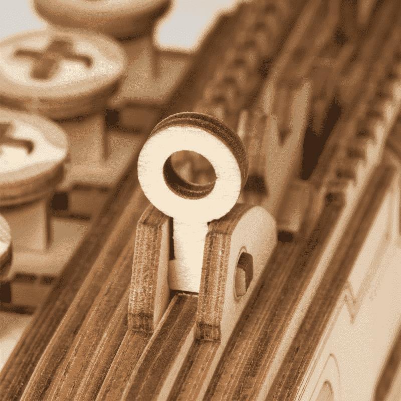 ROKR LQ501 Terminator M870 Gun 3D Wooden Puzzle