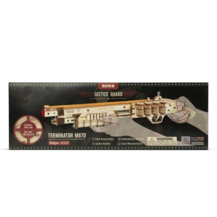 ROKR LQ501 Terminator M870 Gun 3D Wooden Puzzle - Thumbnail