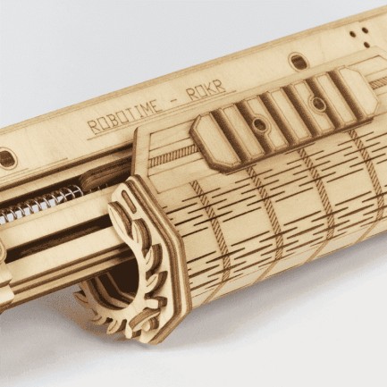 ROKR LQ501 Terminator M870 Gun 3D Wooden Puzzle - Thumbnail
