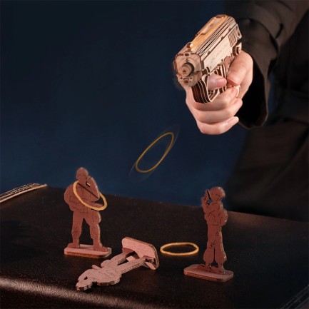 ROKR LQ502 Mini Gun 3D Wooden Puzzle - Thumbnail