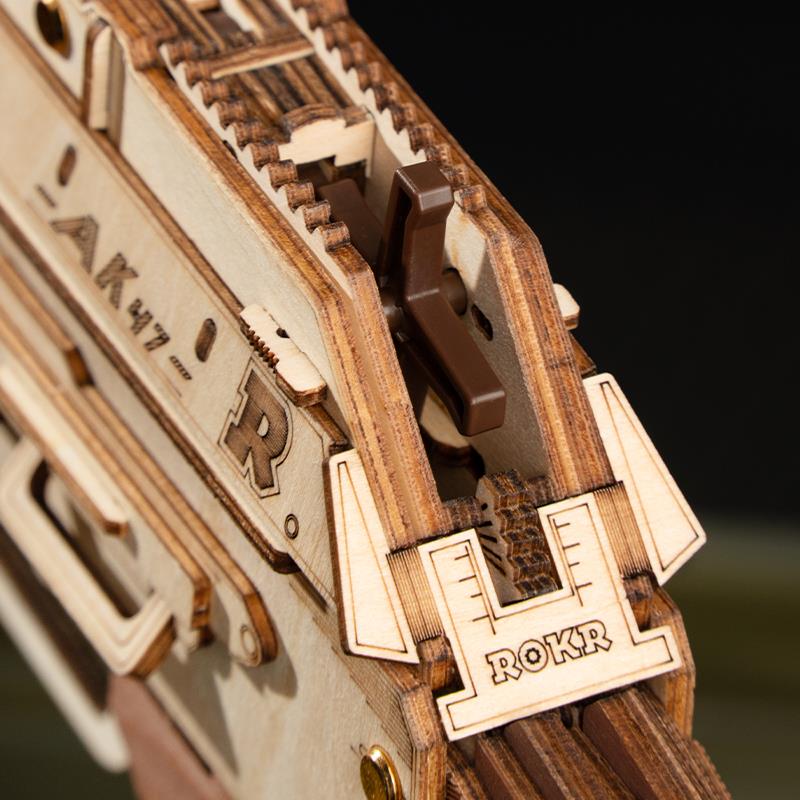 ROKR LQ901 AK-47 Assault Rifle Gun 3D Wooden Puzzle