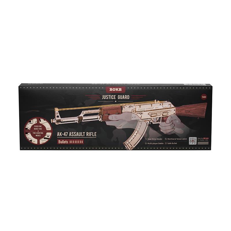 ROKR LQ901 AK-47 Assault Rifle Gun 3D Wooden Puzzle