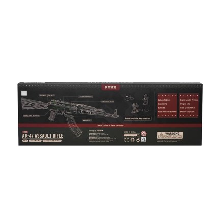 ROKR LQ901 AK-47 Assault Rifle Gun 3D Wooden Puzzle - Thumbnail