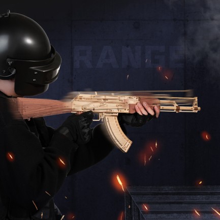 ROKR LQ901 AK-47 Assault Rifle Gun 3D Wooden Puzzle - Thumbnail