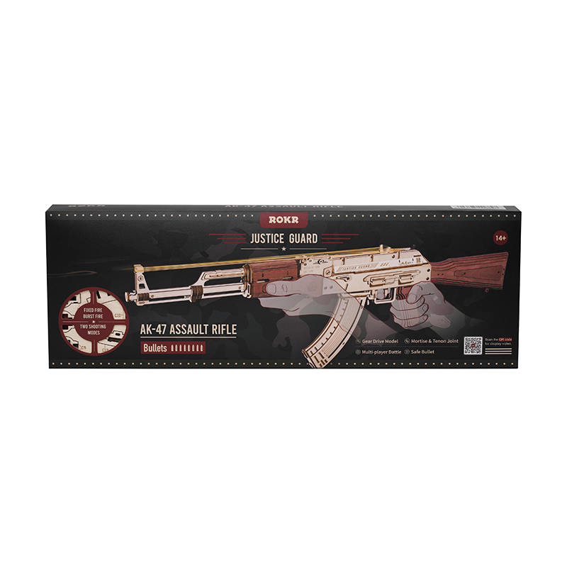 ROKR LQ901 AK-47 Assault Rifle Gun 3D Wooden Puzzle