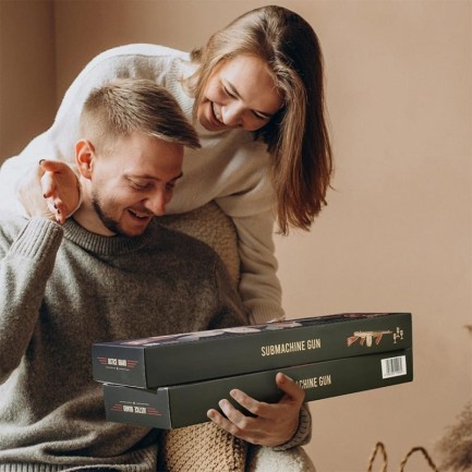 ROKR LQB01 Submachine Gun 3D Wooden Puzzle - Thumbnail