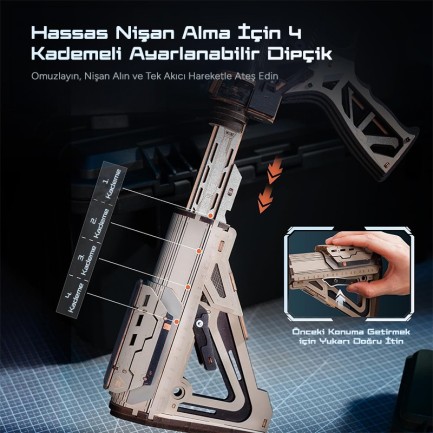 ROKR LQB02 M416 Carbine 3D Wooden Puzzle - Thumbnail