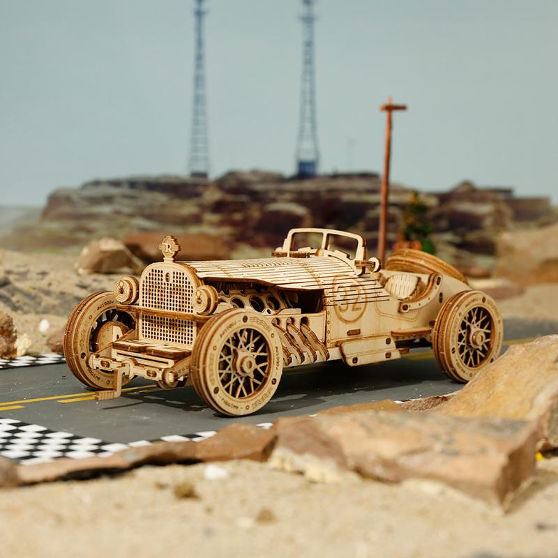 ROKR MC401 V8 Grand Prix Car 3D Wooden Puzzle