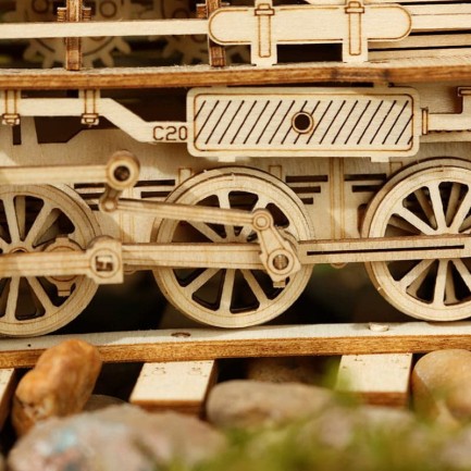 ROKR MC501 Lokomotif Tren (Prime Steam Express) DIY Minyatür Maket Model Seti Ahşap 3D Wooden Puzzle 3D Model Kit Detaylı Dekoratif Hobi Seti Ahşap Maket ROKR/MC501 - Thumbnail