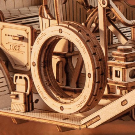 ROKR MC801 Vintage Car 3D Wooden Puzzle - Thumbnail