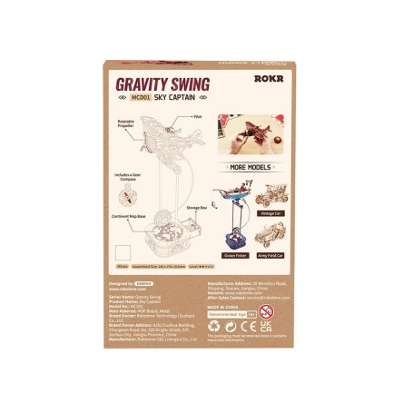 ROKR MCD01 Sky Captain Balance Toy 3D Puzzle - Thumbnail