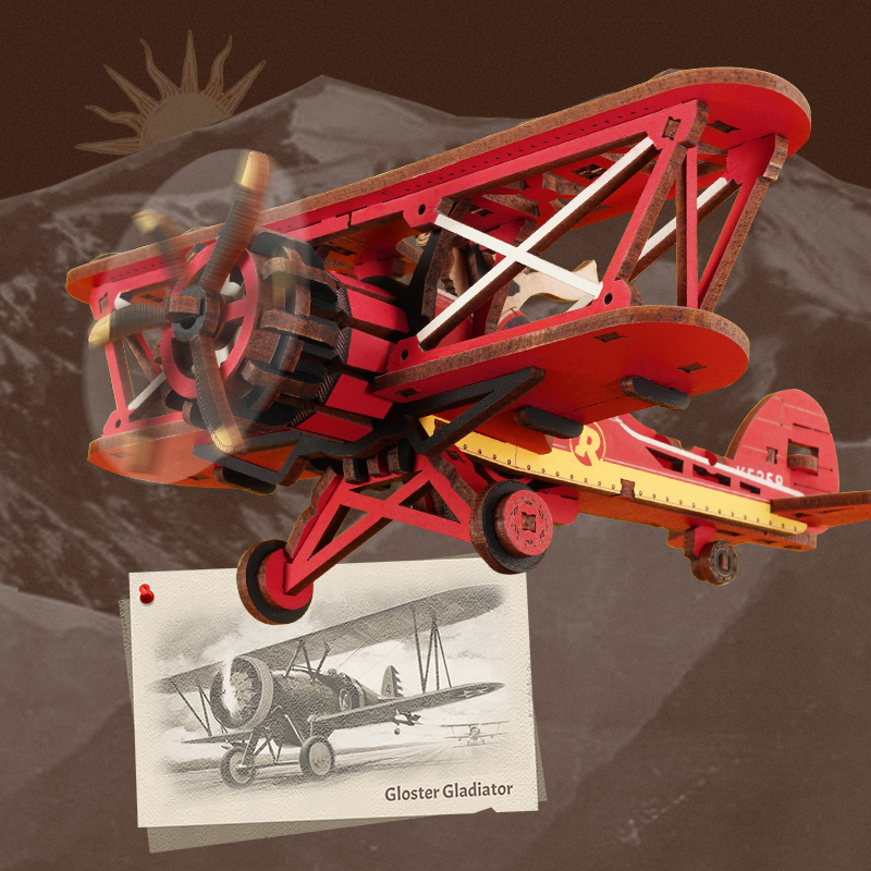 ROKR MCD01 Sky Captain Balance Toy 3D Puzzle