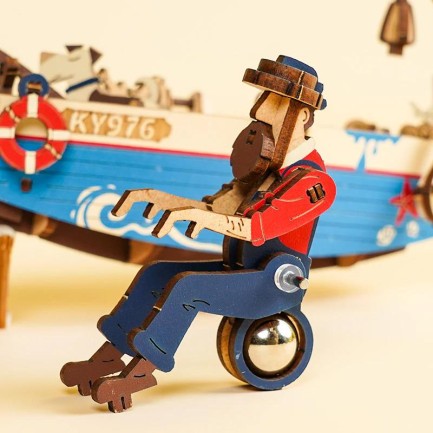 ROKR MCD02 Ocean Fisher Balance Toy 3D Puzzle - Thumbnail