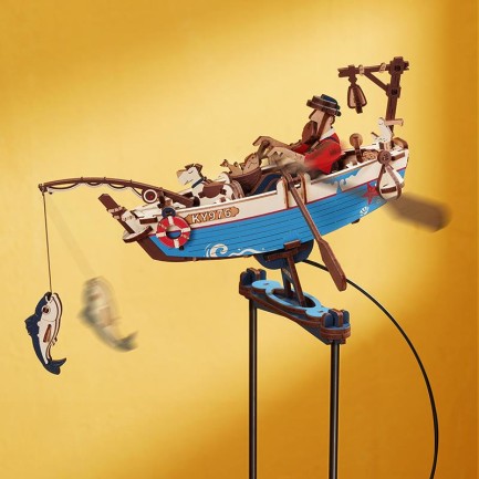 ROKR MCD02 Ocean Fisher Balance Toy 3D Puzzle - Thumbnail
