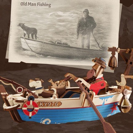 ROKR MCD02 Ocean Fisher Balance Toy 3D Puzzle - Thumbnail