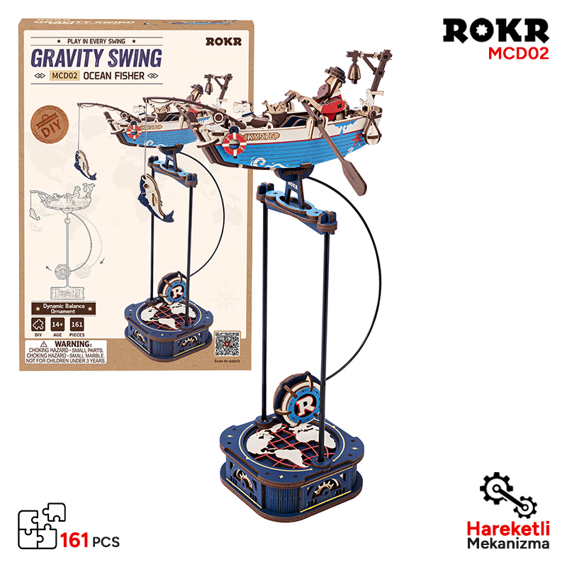 ROKR MCD02 Ocean Fisher Balance Toy 3D Puzzle