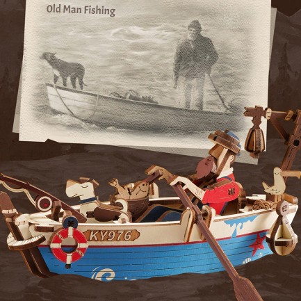 ROKR MCD02 Ocean Fisher Balance Toy 3D Puzzle - Thumbnail