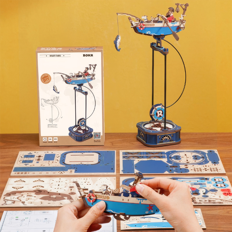 ROKR MCD02 Ocean Fisher Balance Toy 3D Puzzle
